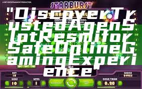 "Discover Trusted Agen Slot Resmi for Safe Online Gaming Experience"