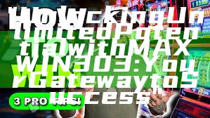 "Unlocking Unlimited Potential with MAXWIN303: Your Gateway to Success"